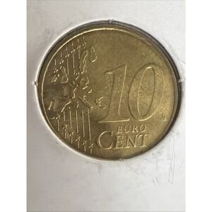 2002 G Mark 10 Cent German Euro Rare Coin UNC‎ RARE
